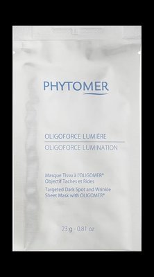 Восстанавливающая, осветляющая тканевая маска против морщин и темных пятен Phytomer Oligoforce Lumination Targeted Dark Spot and Wrinkle Sheet Mask 9359 фото