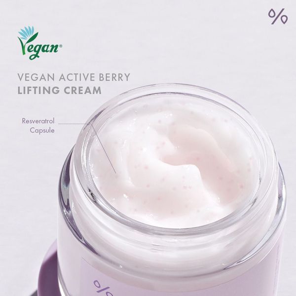 Ліфтинг крем-гель з ресвератролом та екстрактом журавлини Dr.Ceuracle Vegan Active Berry Lifting Cream, 75 г 54397 фото