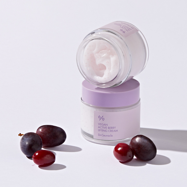 Ліфтинг крем-гель з ресвератролом та екстрактом журавлини Dr.Ceuracle Vegan Active Berry Lifting Cream, 75 г 54397 фото