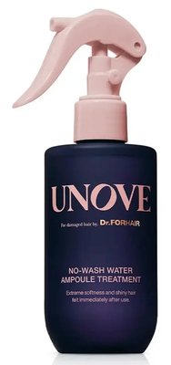 Незмивний спрей-догляд для захисту і відновлення пошкодженого волосся Unove No-Wash Water Ampoule Treatment, 200 мл 10636 фото
