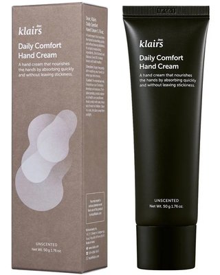 Зволожуючий крем для рук без аромату Dear, Klairs Daily Comfort Hand Cream, 50 мл 10186 фото