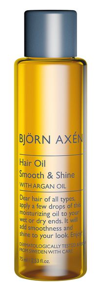 Арганова олія для розгладження та блиску волосся Bjorn Axen Hair Oil Smooth&Shine, 75 мл 7350001704319 фото