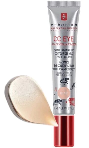 СС коригуючий крем для шкіри навколо очей (світлий) Erborian Finish CC Eye Cream, 10 мл 3288 фото