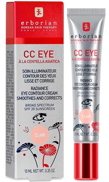 СС коригуючий крем для шкіри навколо очей (світлий) Erborian Finish CC Eye Cream, 10 мл 3288 фото