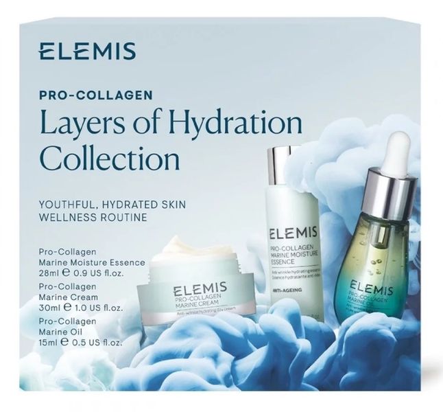 Набір Тріо Про-Колаген миттєве зволоження шкіри Elemis Pro-Collagen Layers of Hydration Collection Kit 9797 фото
