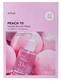 Тканинна маска з ефектом освітлення Anua Peach 70 Niacin Serum Mask, 25 мл 11300 фото