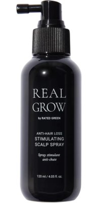 Стимулирующий спрей от выпадения волос Rated Green Real Grow Anti Hair Loss Stimulating Scalp Spray, 120 мл 10750 фото