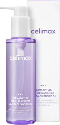 Гідрофільна олія з олією жожоба Celimax Derma Nature Fresh Blackhead Jojoba Cleansing Oil, 150 мл 10524 фото