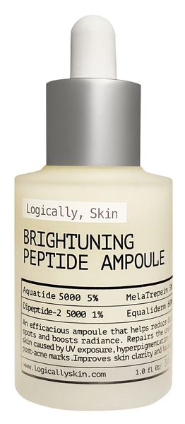 Пептидна сироватка проти пігментних плям та нерівного тону Logically, Skin Brightuning Peptide Ampoule, 30 мл 11357 фото