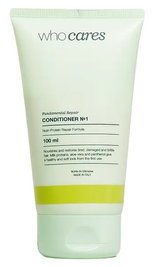 Кондиціонер живильний для сухого та пошкодженого волосся WhoCares Fundamental Repair Conditioner №1, 100 мл 11262 фото