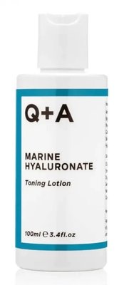 Тонізуючий лосьйон з гіалуроновою кислотою Q+A Marine Hyaluronate Toning Lotion, 100 мл 9808 фото