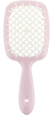 Гребень для волос MINI Janeke Superbrush the Original (светло розовый с белым) 10442 фото