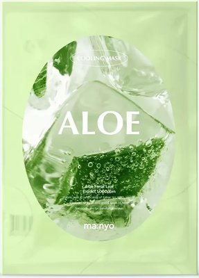 Маска тканевая для успокоения кожи с экстрактом алоэ Manyo Aloe Cooling Mask, 1 шт 10393 фото