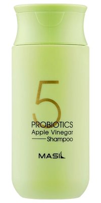 Шампунь для балансу pH шкіри голови з пробіотиками Masil 5 Probiotics Apple Vinegar Shampoo, 150 мл 10122 фото