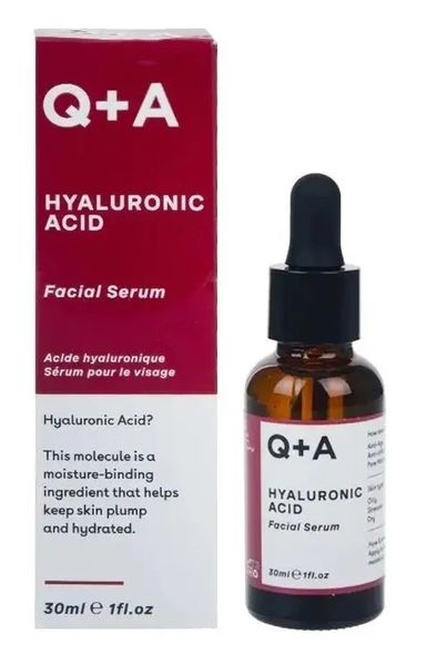 Сироватка для обличчя з гіалуроновою кислотою Q+A Hyaluronic Acid Facial Serum, 30 мл 9810 фото