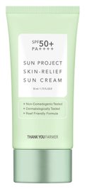 Заспокійливий сонцезахисний крем Thank You Farmer Sun Project Skin Relief Sun Cream, 50 мл 10927 фото