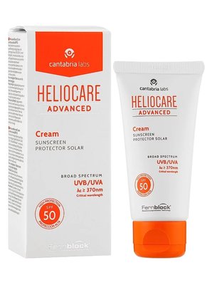 Сонцезахисний крем для обличчя Cantabria Heliocare Advanced Cream SPF 50, 50 мл 5120 фото