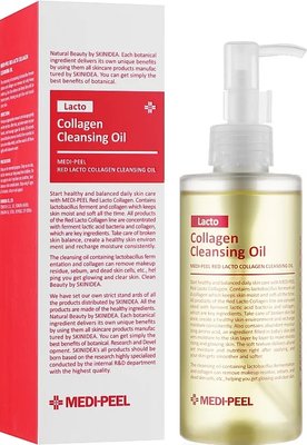 Гидрофильное масло с пробиотиками и коллагеном Medi-Peel Red Lacto Collagen Cleansing Oil, 200 мл 10139 фото