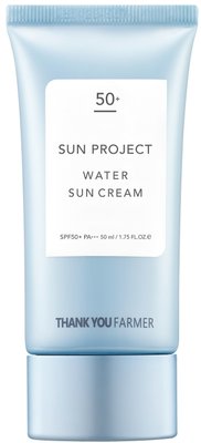 Увлажняющий солнцезащитный крем Thank You Farmer Sun Project Water Sun Cream, 50 мл 11235 фото