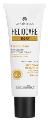 Солнцезащитный крем-флюид с SPF 50+ для всех типов кожи Heliocare 360 ​​Fluid Cream SPF 50+, 50 мл 11655 фото