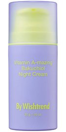 Нічний крем з ретинолом та бакучіолом By Wishtrend Vitamin A-mazing Bakuchiol Night Cream, 30 гр 10085 фото