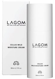 Зволожуючий легкий крем на ламелярній емульсії LAGOM Cellus Mild Moisture Cream, 80 мл 10824 фото