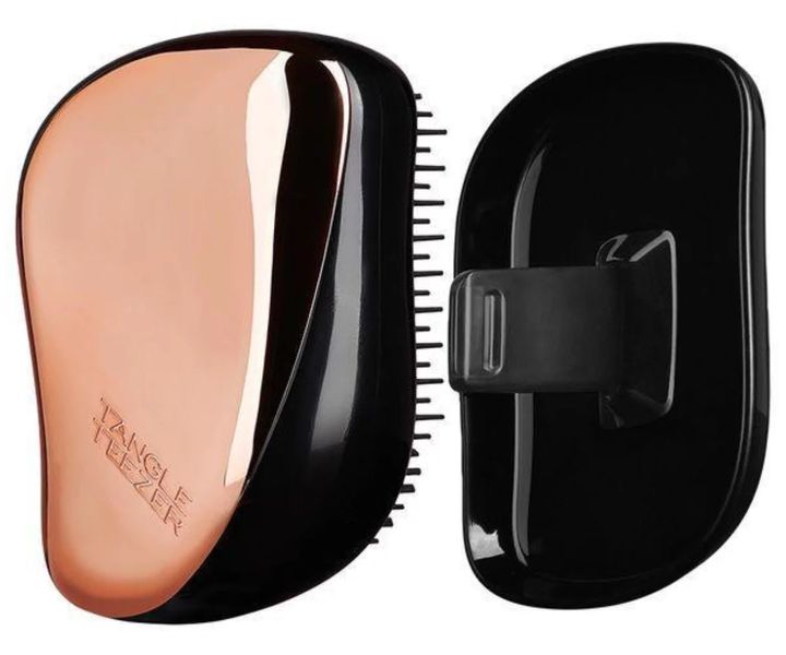 Гребінець для волосся Tangle Teezer Compact Styler Rose Gold Black 5211 фото