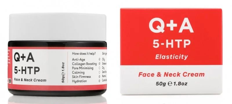 Крем для обличчя та шиї Q+A 5-HTP Face & Neck Cream, 50 г 9818 фото