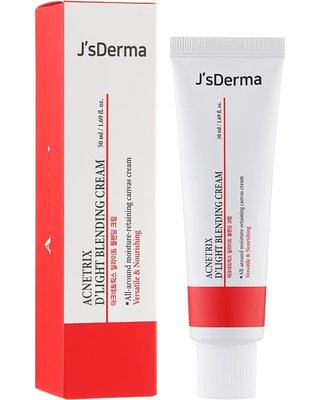 Крем відновлювальний для проблемної шкіри J’sDerma Acnetrix D’Light Blending Cream, 50 мл 9985 фото
