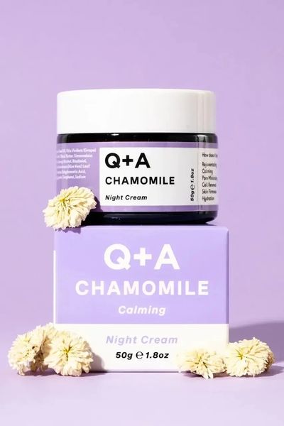Нічний крем для обличчя Q+A Chamomile Calming Night Cream, 50 г 9819 фото