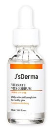 Сироватка для вирівнювання тону шкіри з ніацинамідом J’sDerma Vitanate VITA-3 Serum, 30 мл 9987 фото