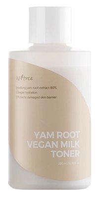 Тонер зволожувальний з коренем дикого ямсу Isntree Yam Root Vegan Milk Toner, 200 мл 11199 фото