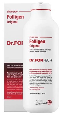 Шампунь проти випадіння волосся Dr.Forhair Folligen Original Shampoo, 500 мл 10769 фото