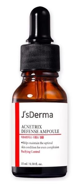 Сироватка відновлювальна для проблемної шкіри J’sDerma Acnetrix Defense Ampoule, 15 мл 9992 фото