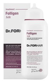 Відновлююча маска-кондиціонер для пошкодженого волосся Dr.Forhair Folligen Silk Treatment, 300 мл 10771 фото