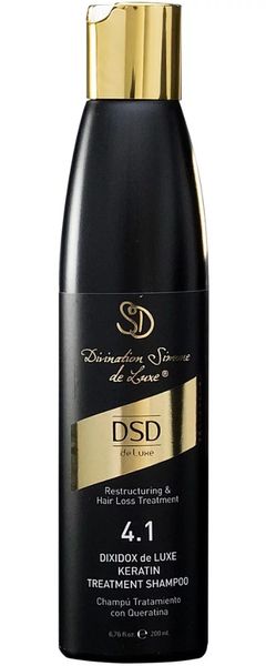 Відновлюючий шампунь з кератином DSD De Luxe 4.1 Dixidox Keratin Treatment Shampoo, 200 мл 3170 фото
