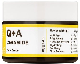 Зaxиcний крем для обличчя з кepaмідами Q+A Ceramide Barrier Defence Face Cream, 50 г 10032 фото