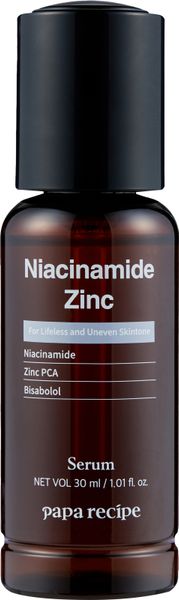 Освітлювальна сироватка з ніацинамідом та цинком Papa Recipe Niacinamide Zinc Serum, 30 мл 11154 фото