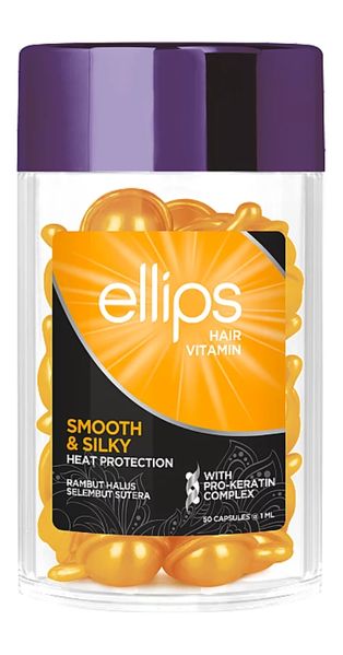Капсули для волосся "Бездоганний шовк" з про-кератиновим комплексом Ellips Hair Vitamin, 50 шт x1мл 8205 фото