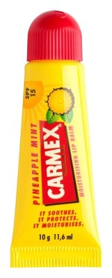 Бальзам для губ Ананас М'ята туба Carmex Tube Pineapple Mint SPF 15 Blister Pack, 10 г 9828 фото