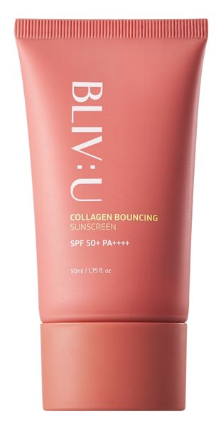 Сонцезахисний крем з колагеном BLIV:U Collagen Bouncing Sunscreen, 50 мл 11282 фото