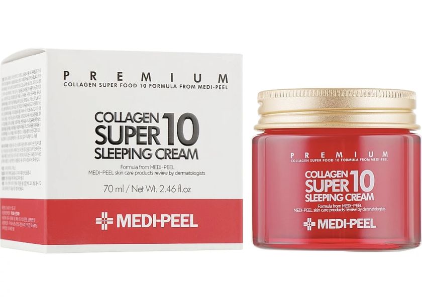 Нічний крем з колагеном MEDI-PEEL Collagen Super 10 Sleeping Cream, 70 ml 10949 фото