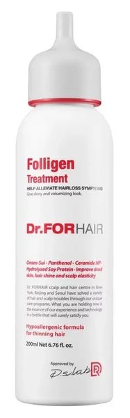 Кондиціонер для волосся Dr.Forhair Folligen Treatment, 200 мл 10778 фото