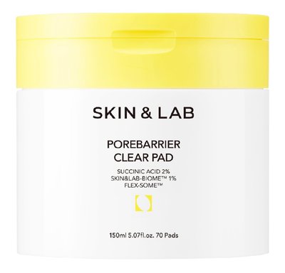 Пілінг-педи Skin&Lab Porebarrier Clear Pad, 70 шт 11089 фото