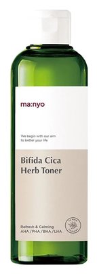 Тонер заспокійливий з комплексом центелли та біфідобактеріями Manyo Bifida Cica Herb Toner, 210 мл 10018 фото
