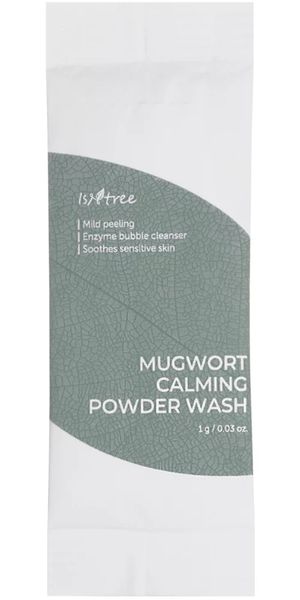 Ензимна пудра з екстрактом полину Isntree Mugwort Calming Powder Wash, 25 г 10620 фото