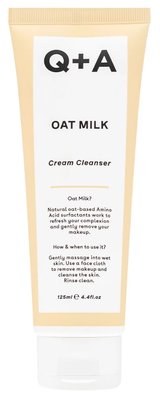 Очищувальний кремовий засіб с вівсяним молочком Q+A Oat Milk Cream Cleanser, 125 мл 10486 фото