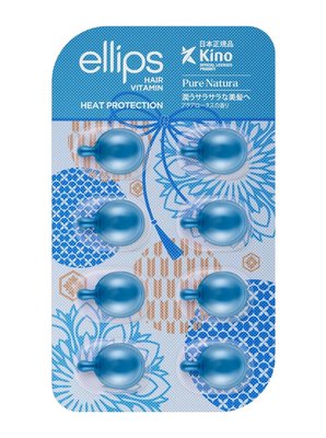 Капсули для волосся сила лотосу Ellips Pure Natura with Blue Lotus Extract 10021 фото
