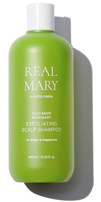Глубокоочищающий шампунь с соком розмарина Rated Green Real Mary Exfoliating Scalp Shampoo, 400 мл 10736 фото
