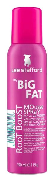 Спрей для об'єму волосся Lee Stafford Big Fat Root Boost Mousse Spray, 150 мл 9847 фото